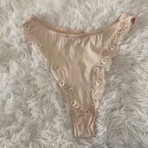 Victoria’s Secret vintage pale pink high cut high panty